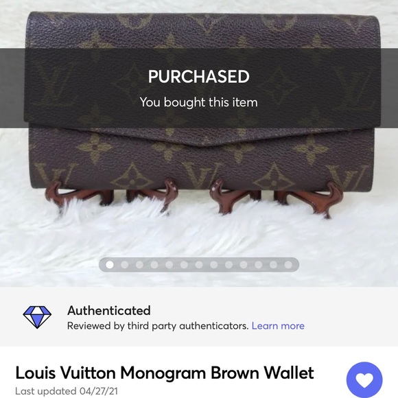 Louis Vuitton Monogram Brown wallet - Picture 5 of 6